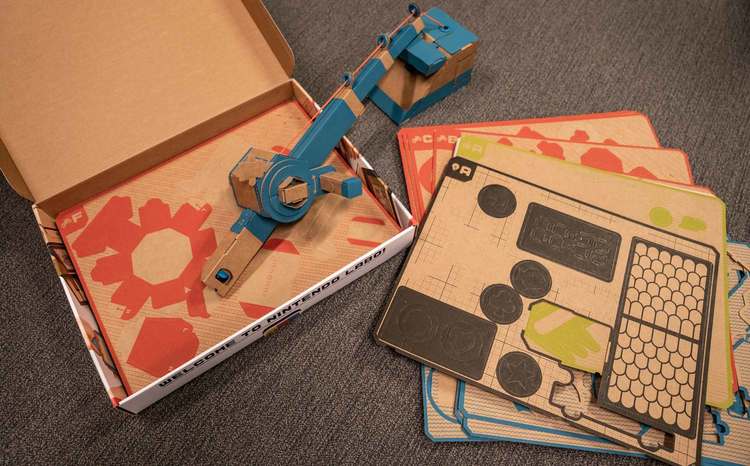 Med Nintendo Labo Variety Kit kan du bygge flere ulike figurer.