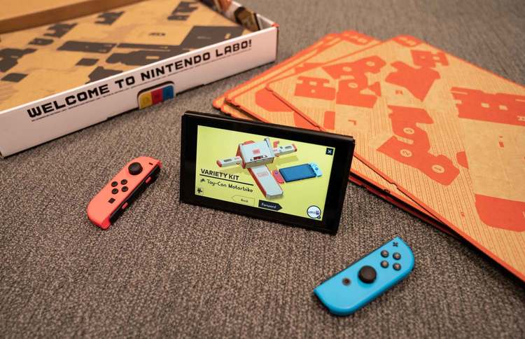 1-2-3 BYGG Nintendo labo