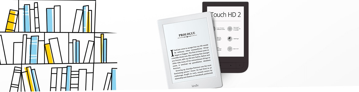 Kindle & Pocketbook – biblioteket i väskan