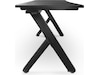 Svive Cygnus Gaming Desk matt svart med grå sömmar Gamingdesk