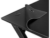 Svive Cygnus Gaming Desk matt svart med grå sömmar Gamingdesk