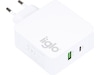 iiglo 48W Väggladdare (vit) Mobilladdare