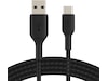 Belkin USB-A till USB-C kabel 1m (svart) USB-kablar