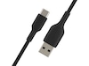 Belkin USB-A till USB-C kabel 1m (svart) USB-kablar