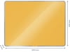 Leitz Cosy Glastavla - magnetisk whiteboard 80x60 cm - varm gul Whiteboards