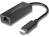 Lenovo USB-C till Ethernet Adapter 20cm (svart) USB-kablar