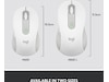 Logitech Signature M650 Large trådlös mus Offwhite Mus