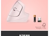 Logitech Lift Vertikal mus (dark rose) Mus