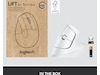 Logitech Lift Vertikal Business mus (off-white) Mus