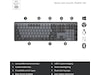 Logitech MX Mechanical Wireless Clicky (graphite) Tangentbord