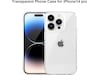 iiglo iPhone 15 Pro / 14 Pro Silikonskal (transparent) Mobilskal