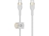 Belkin USB-C till USB-C kabel 2m (vit) USB-kablar