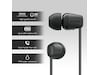Sony WI-C100 Trådlösa Hörlurar, In-ear (svart) In-ear hörlurar