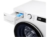 LG F4Y5RRP1WY tvätt-/torrkombimaskin (vit) Kombinerad tvättmaskin och torktumlare