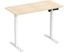 Ergonomiskt höj-/sänkbord 120cm (vit/eik) Aktivitetsbord