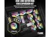 Corsair iCUE LINK QX120 RGB 120mm Fläkt (svart) Fläkt