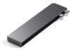 Satechi MacBook Air M2 Slim Pro Docking (rymdgrå) Dockningsstation och USB-hub