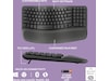 Logitech Wave Keys trådlöst tangentbord (grafit) Tangentbord