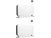 Mill WiFi golvelement 1200W (vit) 2-pack Fristående element