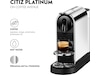 Nespresso CitiZ by De'Longhi kapselmaskin (platina) Kapselmaskiner