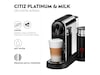 Nespresso CitiZ & Milk by De'Longhi kapselmaskin (svart) Kapselmaskiner