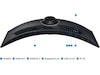 Samsung 49" Odyssey G9 curved skärm C49CG950 Bildskärmar