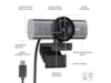 Logitech MX Brio 4K webbkamera (graphite) Webbkamera