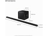 Samsung HW-S810D soundbar med subwoofer (svart) Soundbars