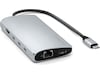 Satechi Multiport 8K Docking V3 (silver) Dockningsstation och USB-hub