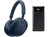 Sony WH-1000XM5 trådlösa hörlurar, Over-Ear (blå) Hörlurar