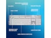 Logitech G915 X Lightspeed Trådlös Gamingtangentbord (vit) Gamingtangentbord