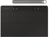 Samsung Galaxy Tab S10 Lite/FE och S9/FE Slim tangentbordfodral (svart) Tangentbord och pennor