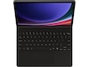 Samsung Galaxy Tab S10 Lite/FE och S9/FE tangentbordfodral (svart) Tangentbord och pennor