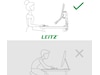 Leitz Ergo Monitorarm & Laptop-Stativ, platsbesparande Bord och väggfäste