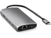 Satechi Multiport 8K Docking (space gray) Dockningsstation och USB-hub