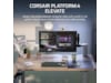 Corsair Platform:4 Elevate skrivbord (vit/ljus trä) Gamingdesk