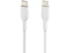 Belkin USB-C kabel 2m (vit) USB-kablar
