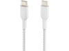 Belkin USB-C kabel 2m (vit) USB-kablar