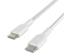 Belkin USB-C kabel 2m (vit) USB-kablar
