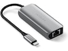Satechi 4-in-1 USB-C och Ethernet docking (rymdgrå) Dockningsstation och USB-hub