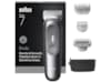 Braun Series 7 kroppstrimmer (grå) Rakapparat