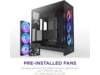NZXT H9 Flow RGB Mid Tower (svart) Midi tower