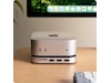 Satechi Mac Mini M4 Stand & Hub (silver) Dockningsstation och USB-hub