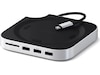 Satechi Mac Mini M4 Stand & Hub (silver) Dockningsstation och USB-hub