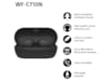 Sony WF-C710N  trådlösa hörlurar, In-ear med mikrofon (svart) In-ear hörlurar