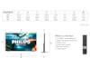 Philips 55" MLED810/12 QD Smart MiniLed TV (2025) 50 - 59 tums TV