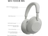 Sony WH-1000XM6 trådlösa hörlurar, Over-Ear (silver) Hörlurar