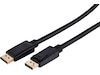 Displayport kabel 1m (svart) Skärmkablar