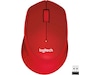 Logitech M330 Silent Plus Trådlös Röd Mus
