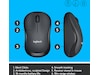 Logitech M220 Silent trådlös PC -mus, svart Mus